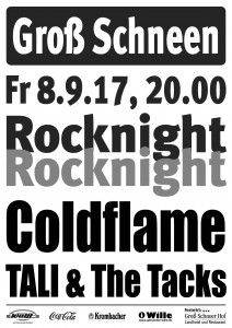 Plakat Rocknight 2017