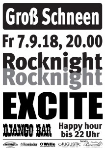 Plakat Rocknight 2018