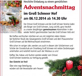 Adventsnachmittag